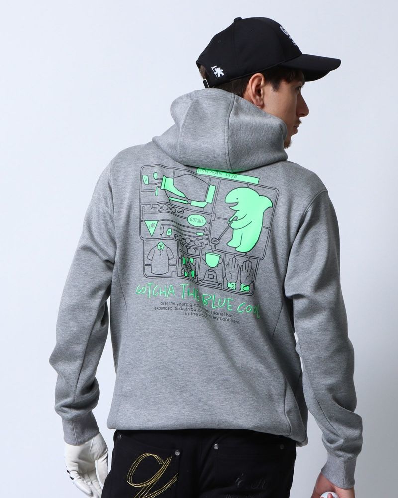 杢グレー：180cm/70kg(Lサイズ着用)