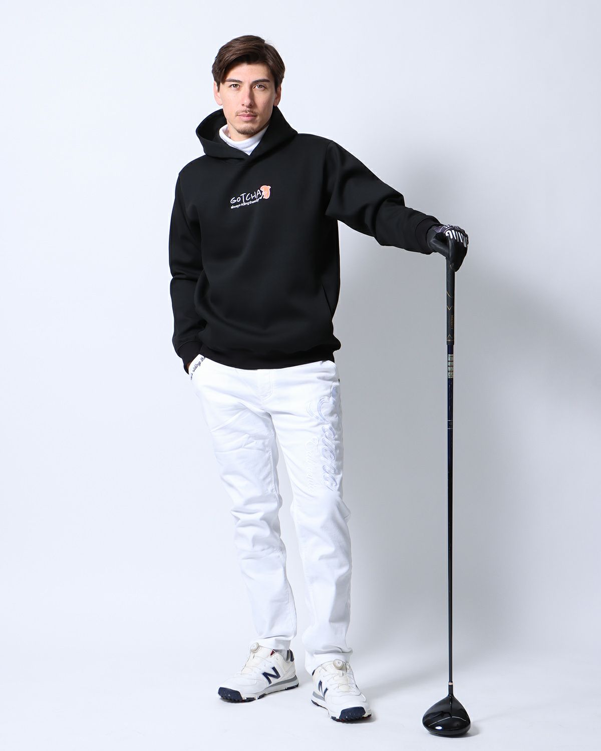 ブラック：180cm/70kg(Lサイズ着用)