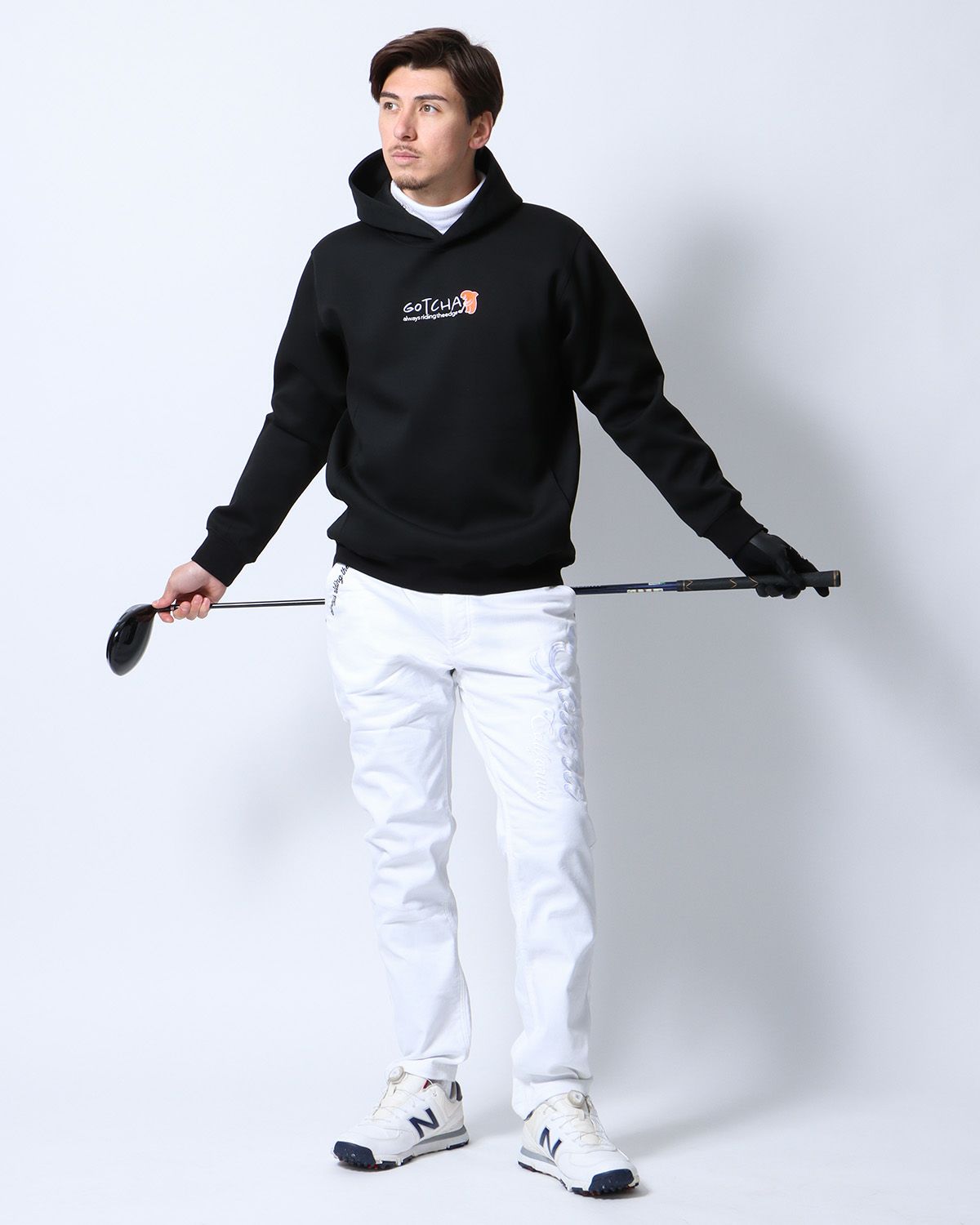 ブラック：180cm/70kg(Lサイズ着用)