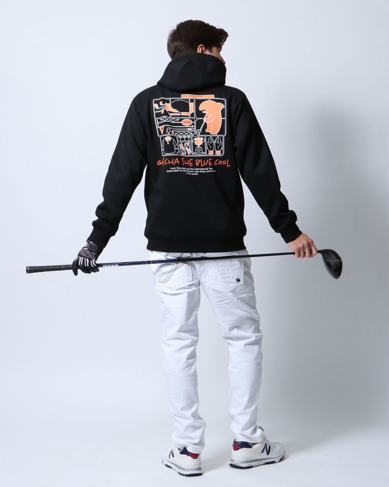 ブラック：180cm/70kg(Lサイズ着用)