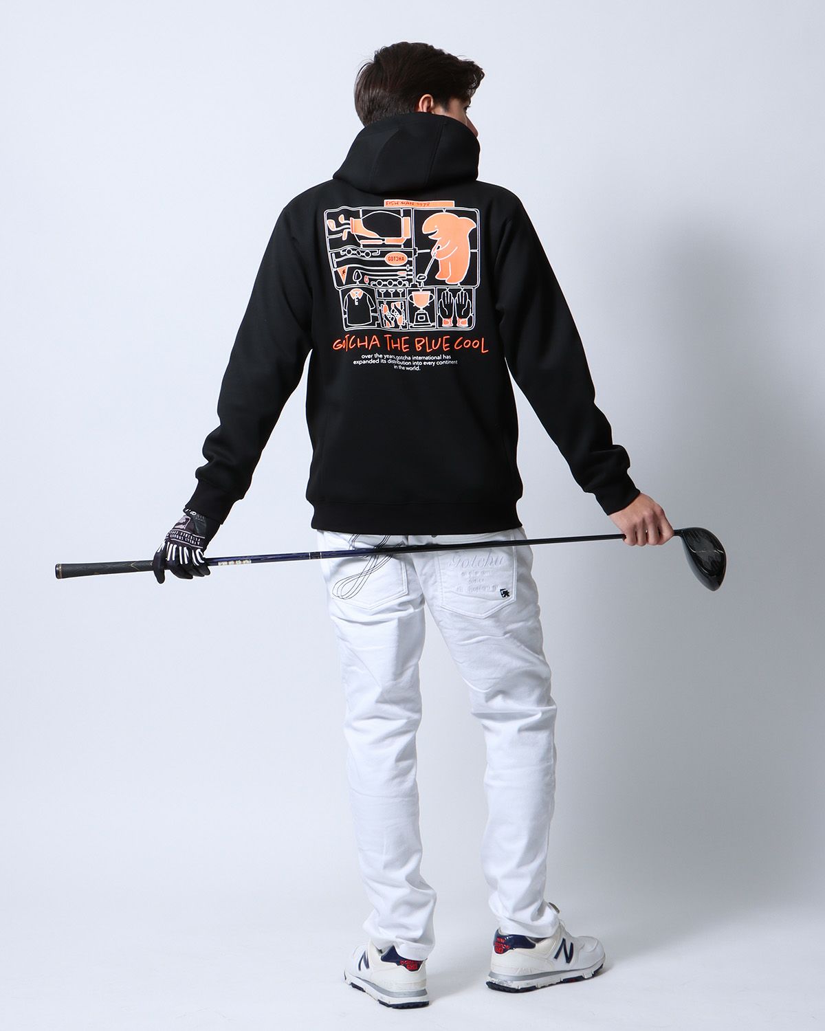 ブラック：180cm/70kg(Lサイズ着用)