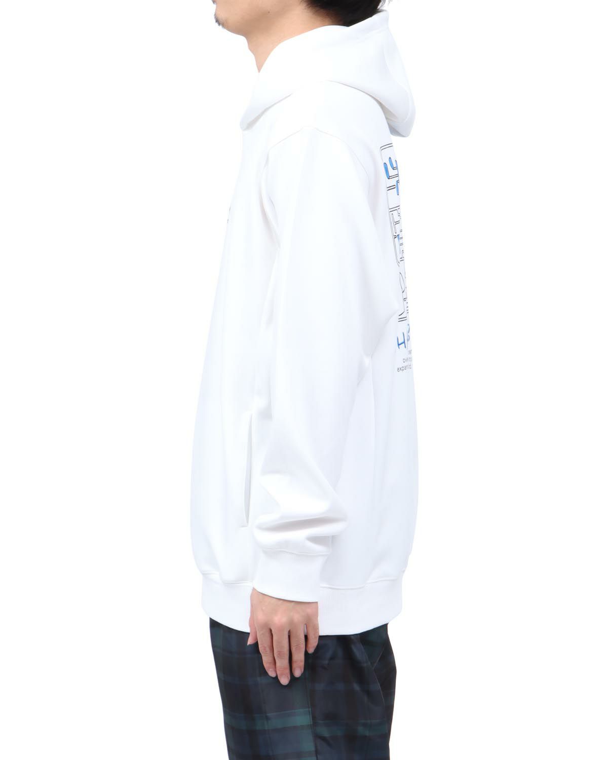 ホワイト：173cm63kg(Lサイズ着用)