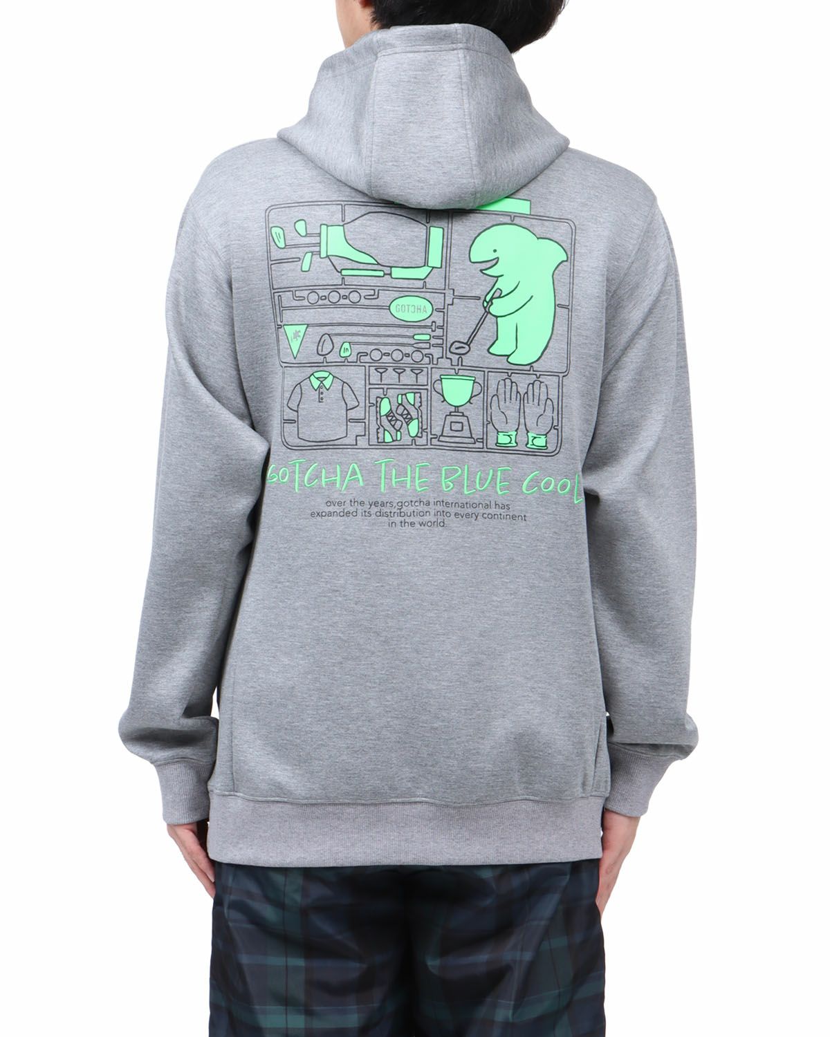 杢グレー：173cm63kg(Lサイズ着用)