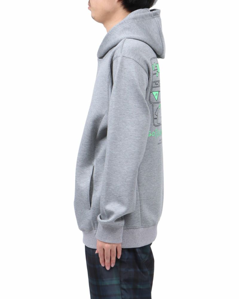 杢グレー：173cm63kg(Lサイズ着用)