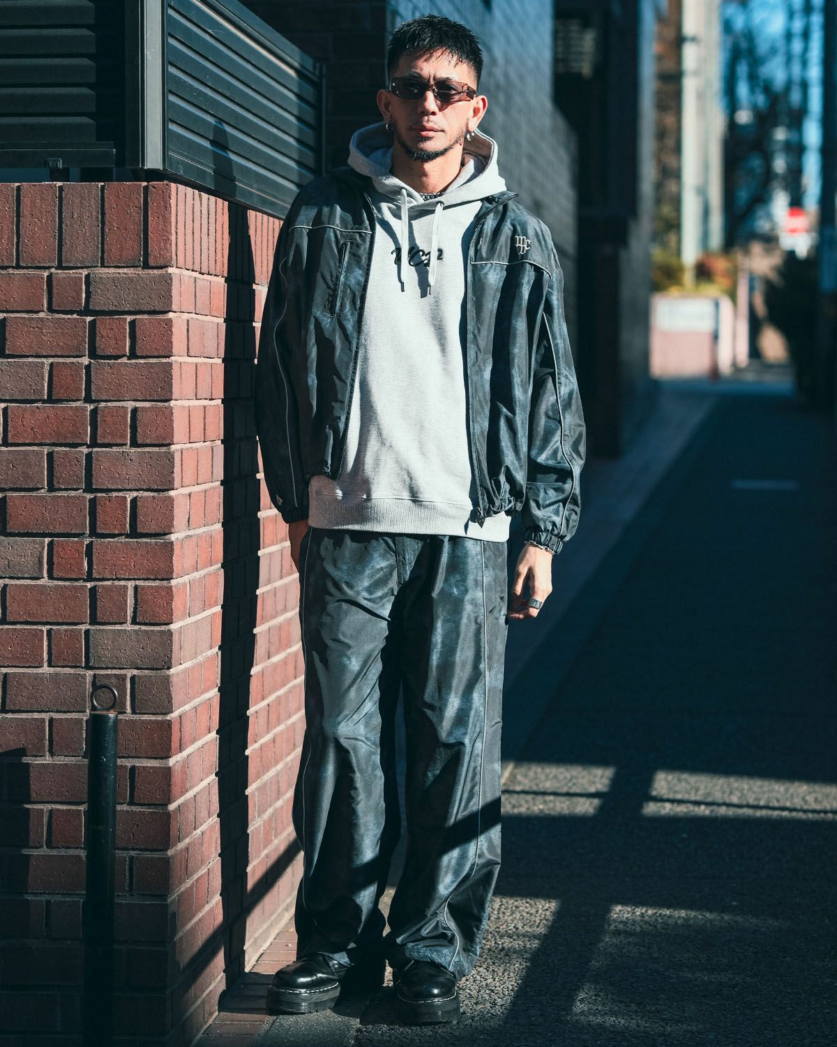 ブラック:183cm(Lサイズ着用)