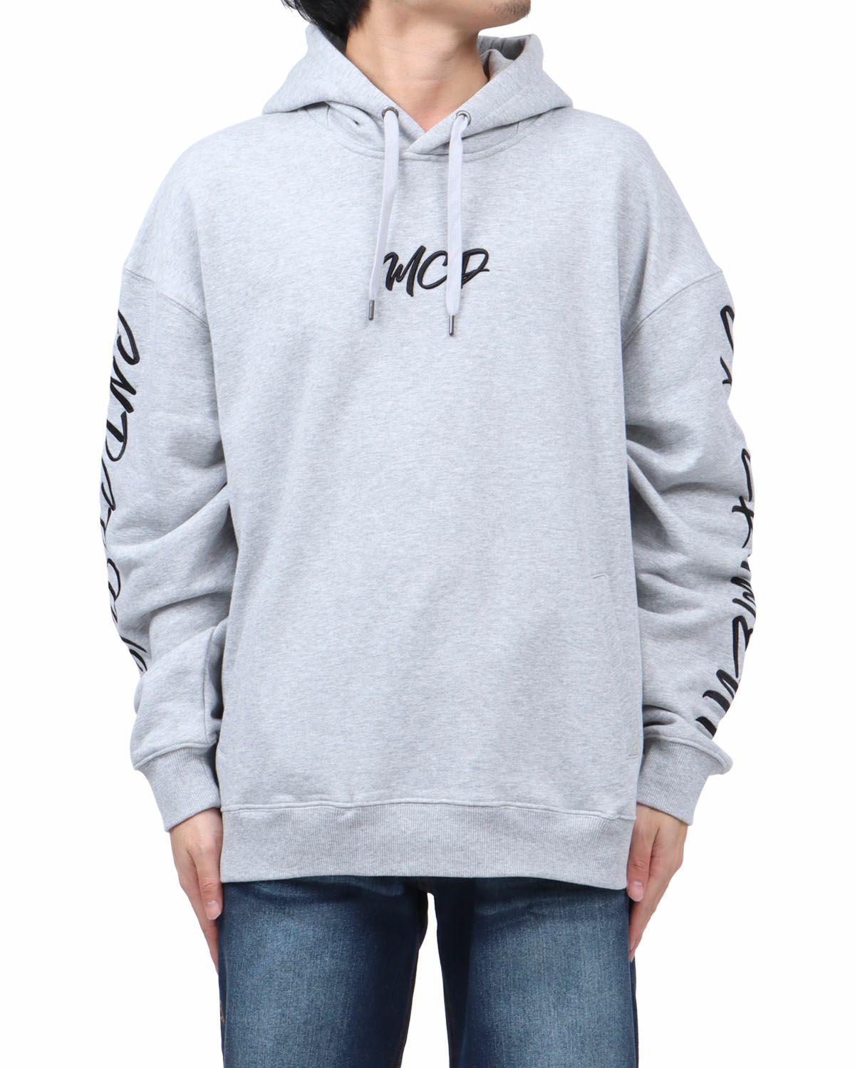 杢グレー：173cm63kg(Lサイズ着用)