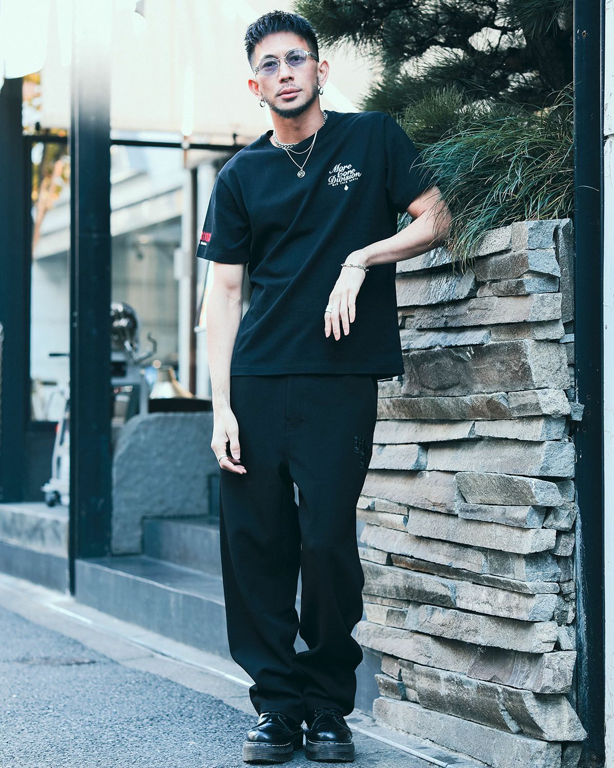 ブラック:183cm(Lサイズ着用)