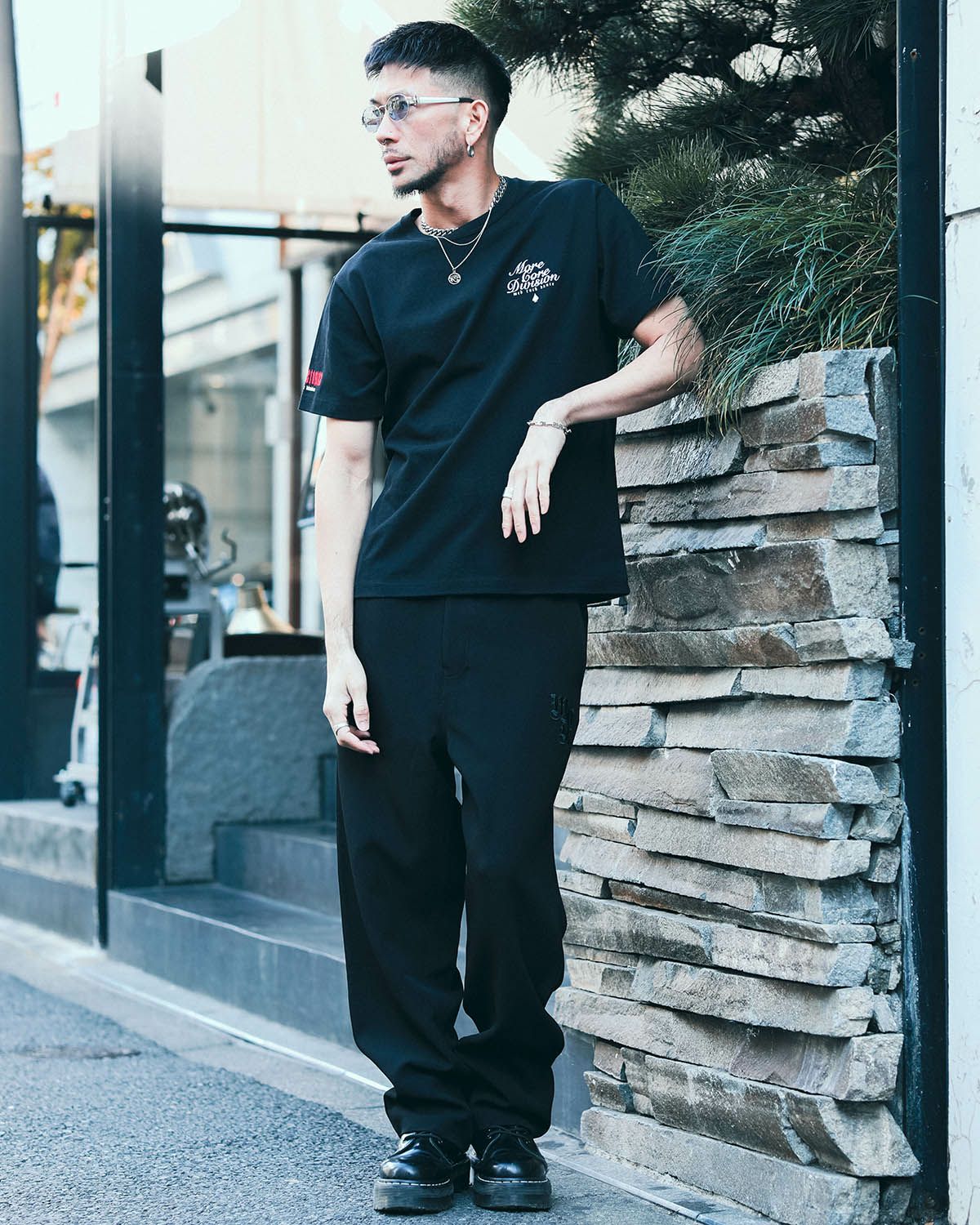 ブラック:183cm(Lサイズ着用)