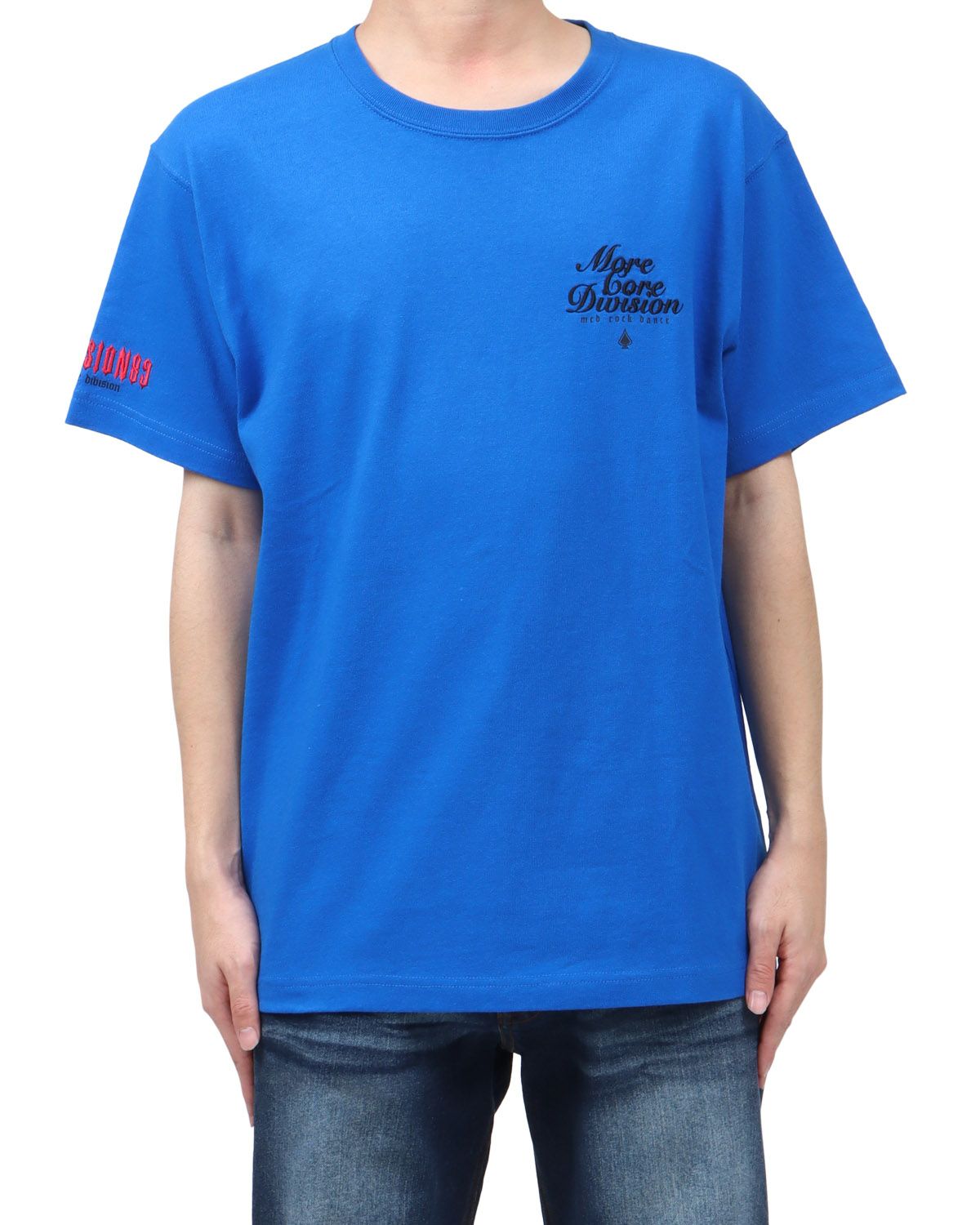 ブルー：173cm63kg(Lサイズ着用)