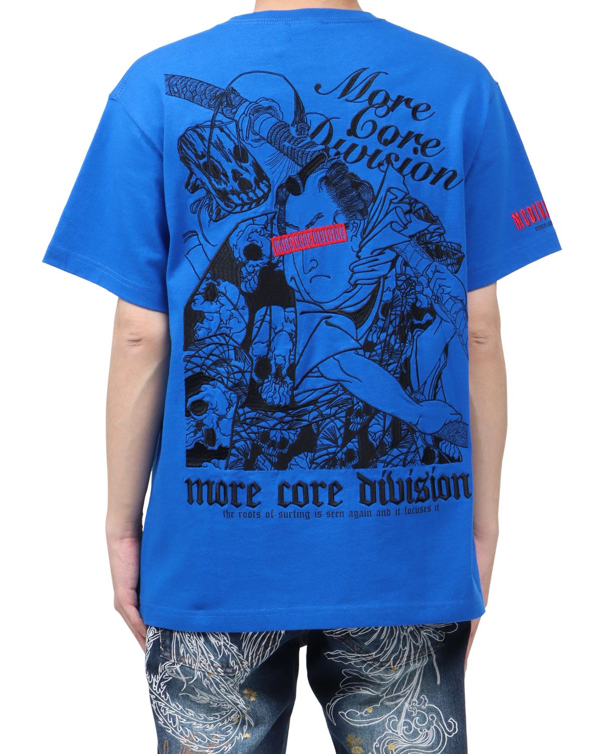 ブルー：173cm63kg(Lサイズ着用)