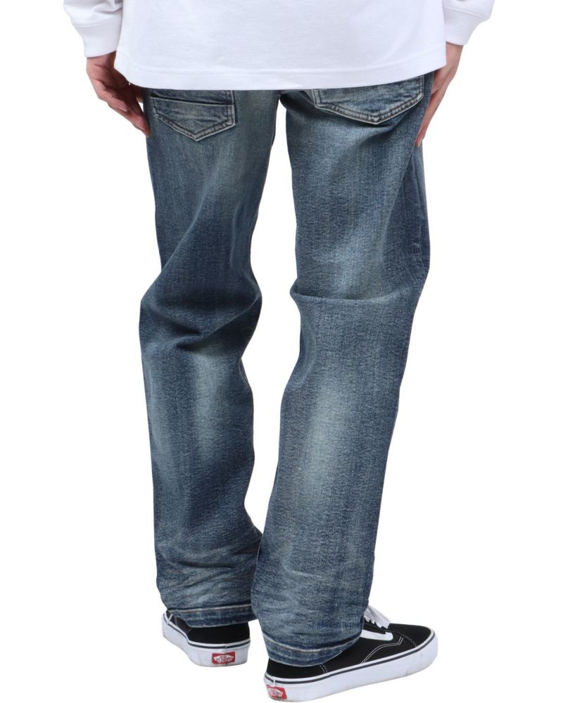 インディゴ：173cm63kg(Mサイズ着用)