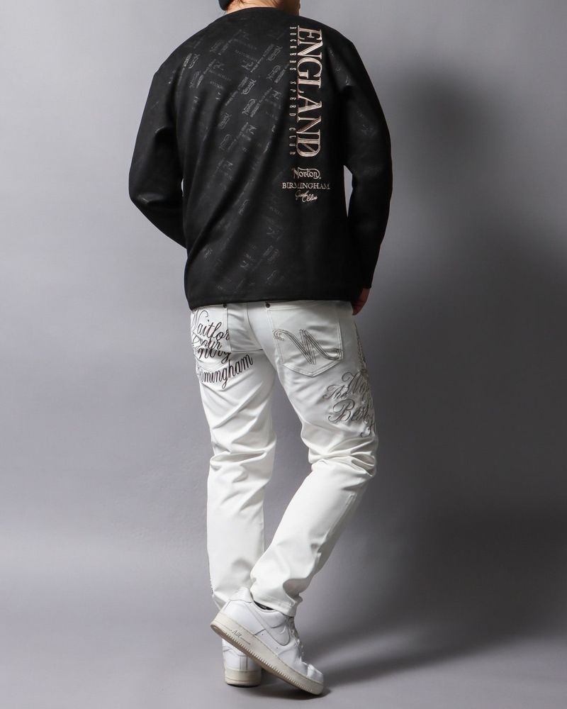 ホワイト:178cm/75kg(Mサイズ着用)