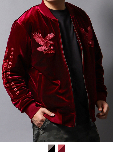 イーグル ベロア スカジャン