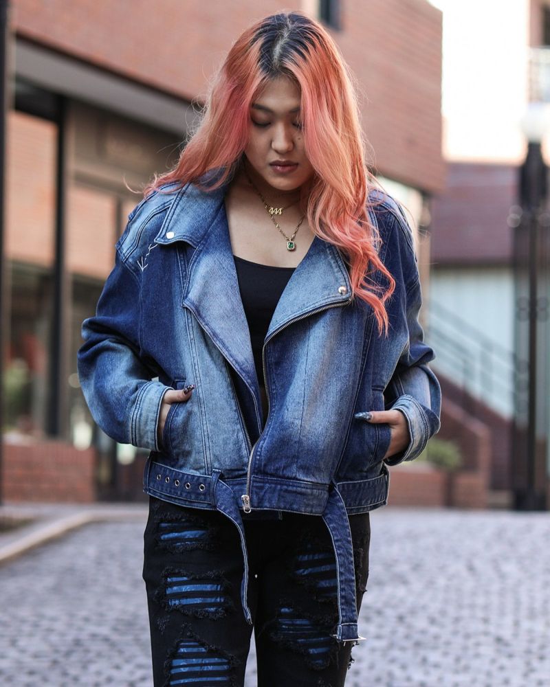 インディゴ：167cm(Lサイズ着用)