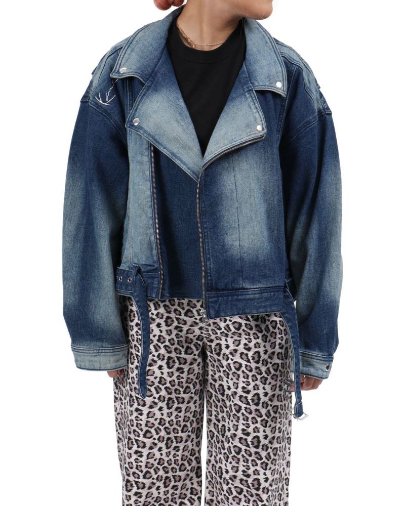 インディゴ：167cm(Lサイズ着用)