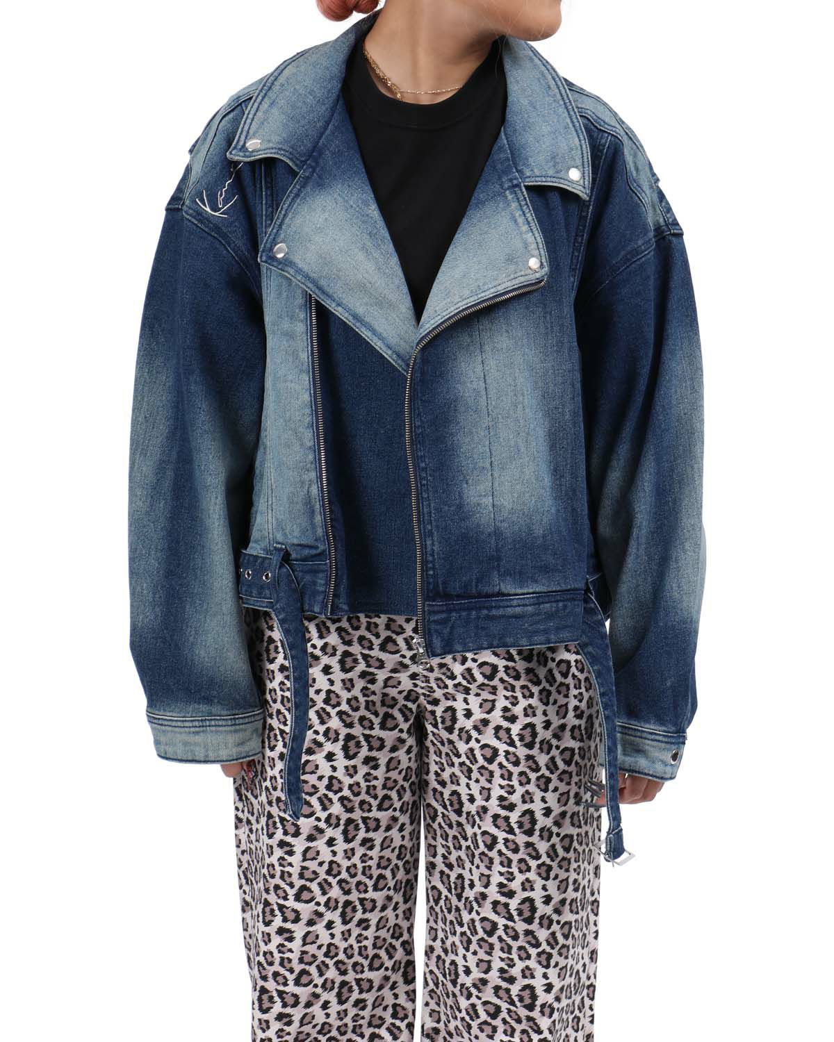 インディゴ：167cm(Lサイズ着用)