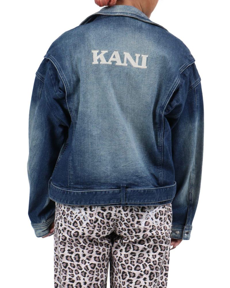 Karl Kani] ウィメンズ デニム バイカー ジャケット | PEET ONLINE STORE