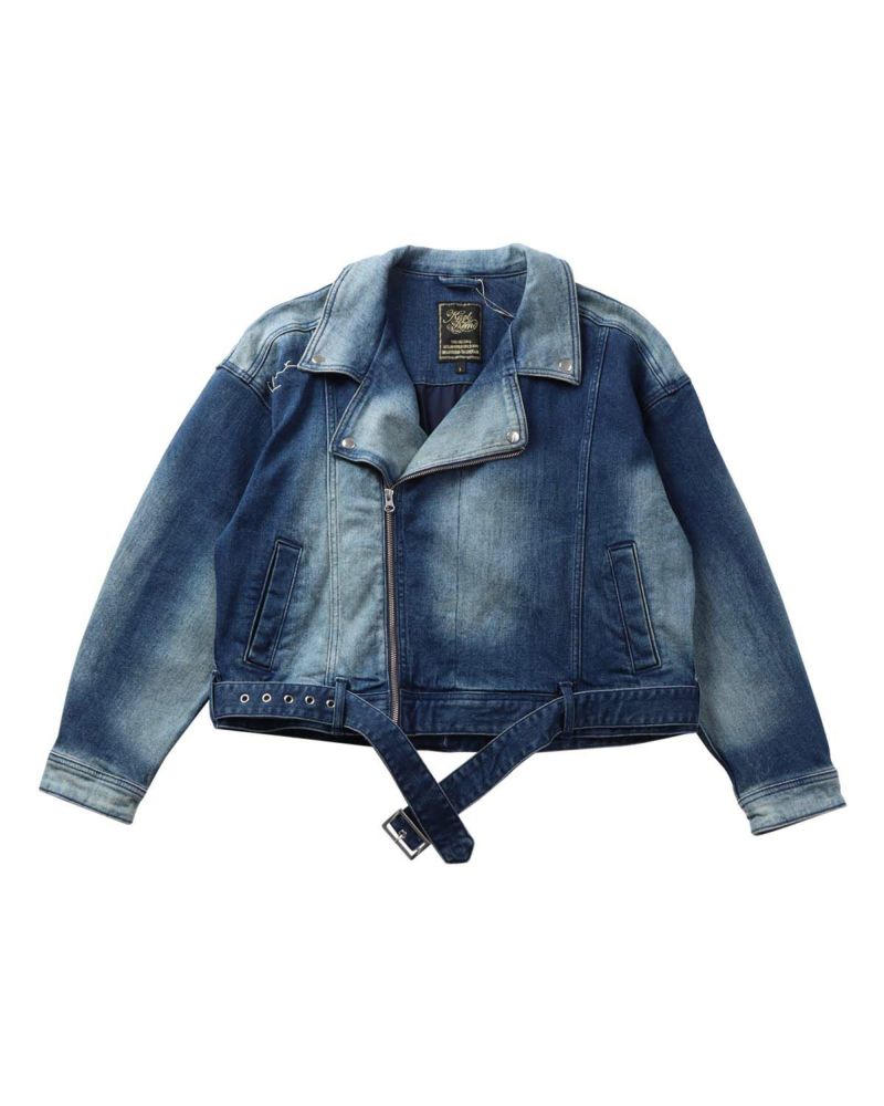 Karl Kani] ウィメンズ デニム バイカー ジャケット | PEET ONLINE STORE