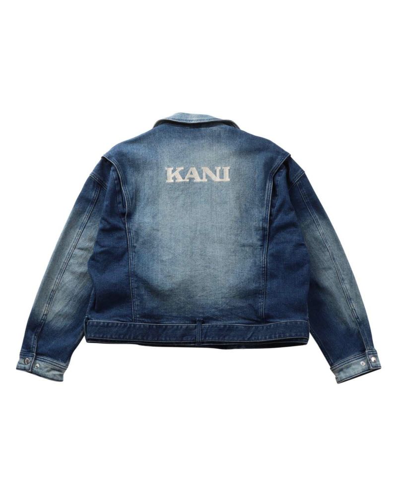 Karl Kani] ウィメンズ デニム バイカー ジャケット | PEET ONLINE STORE