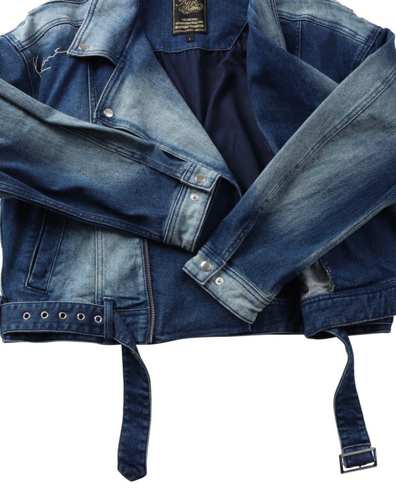 Karl Kani] ウィメンズ デニム バイカー ジャケット | PEET ONLINE STORE
