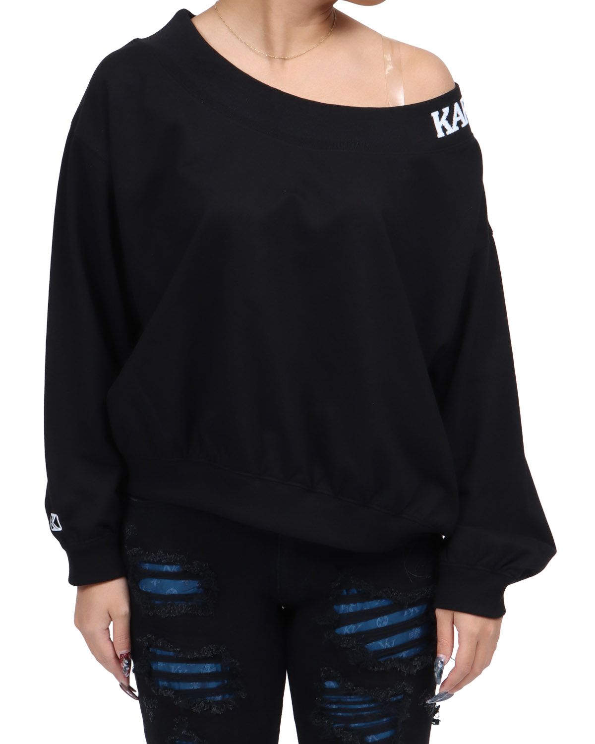 ブラック：167cm(Lサイズ着用)