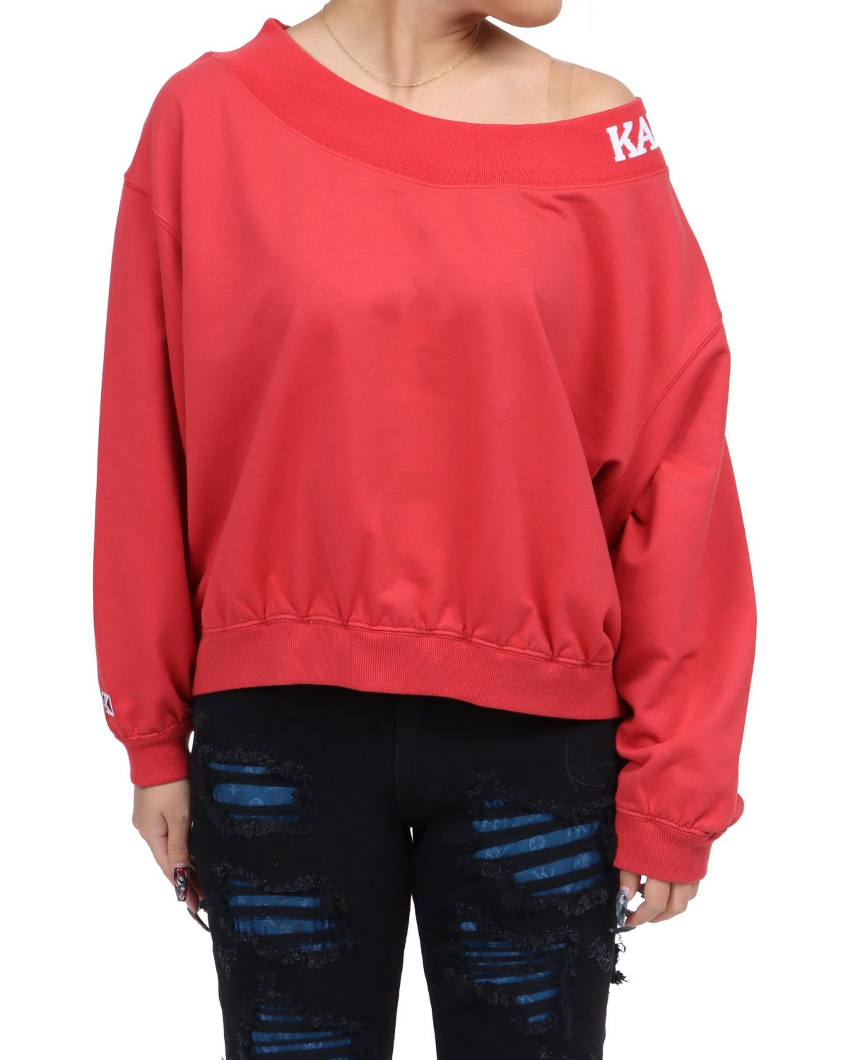 レッド：167cm(Lサイズ着用)