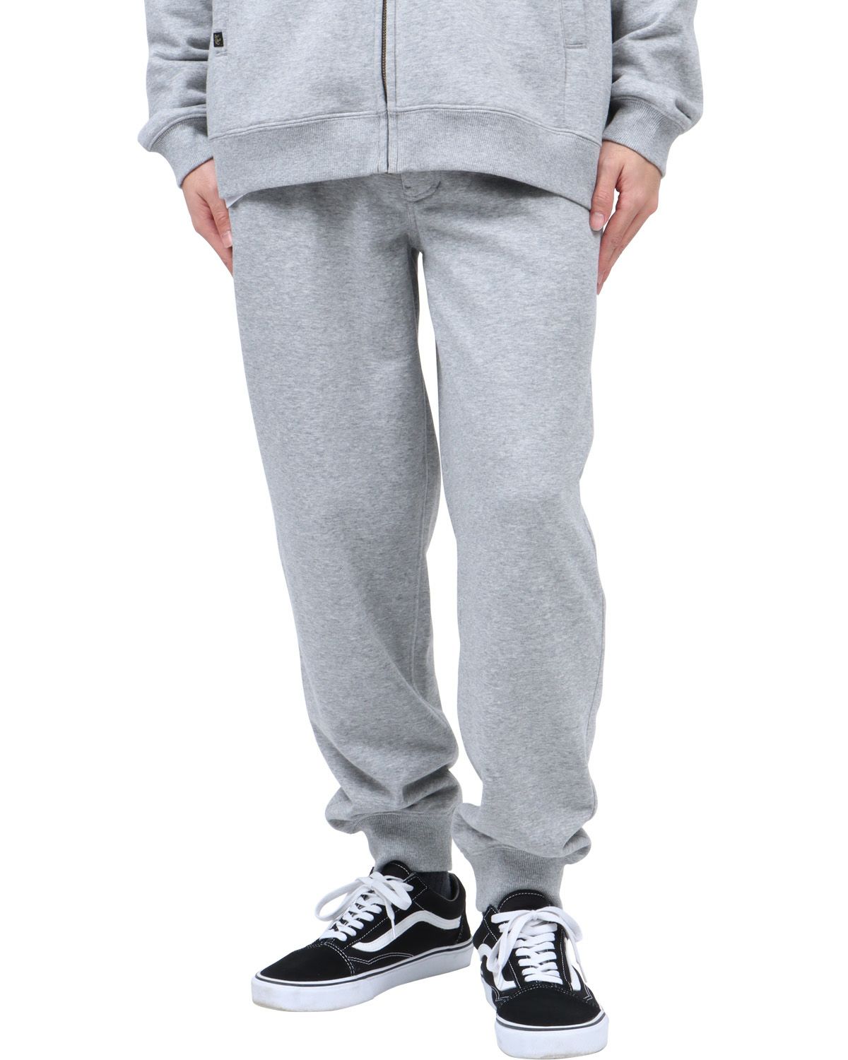 杢グレー：173cm63kg(Lサイズ着用)