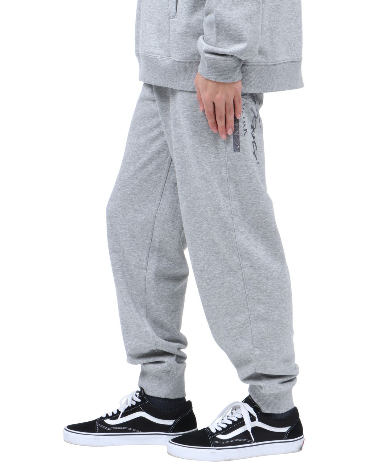 杢グレー：173cm63kg(Lサイズ着用)