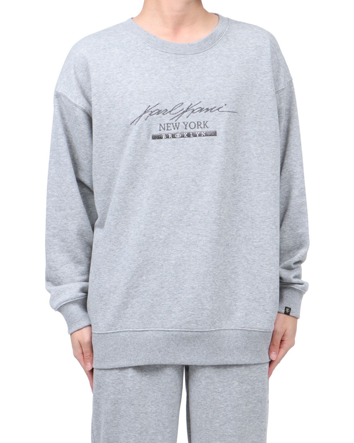 杢グレー：173cm63kg(Lサイズ着用)