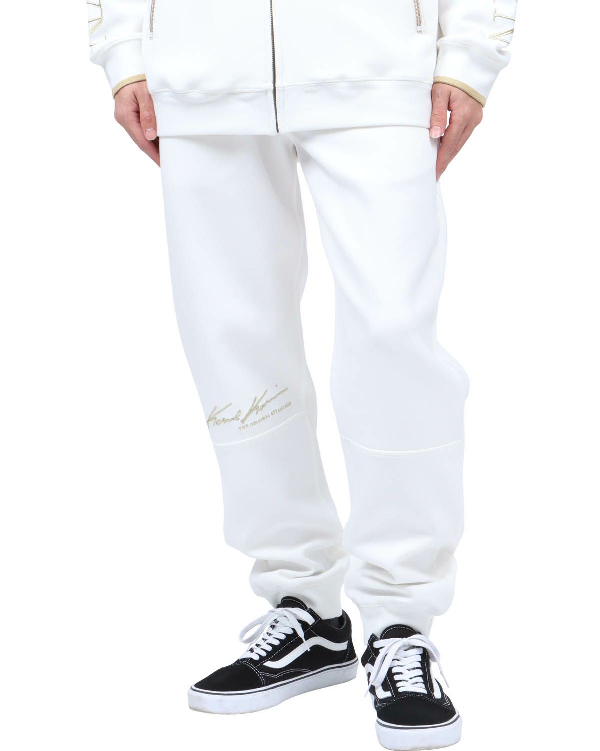 ホワイト：173cm63kg(Lサイズ着用)