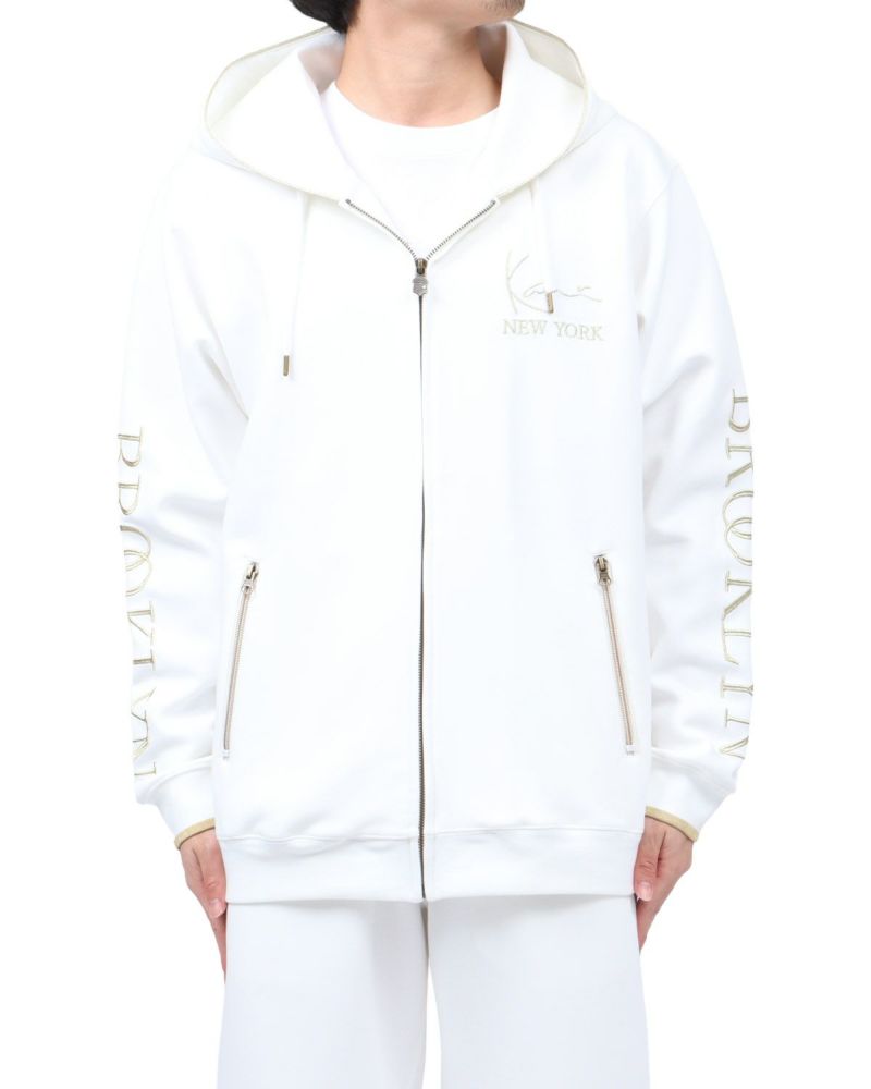 ホワイト：173cm63kg(Lサイズ着用)