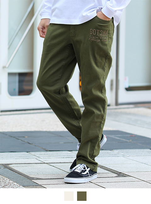 ストレッチ やわらか微起毛 ツイルパンツ