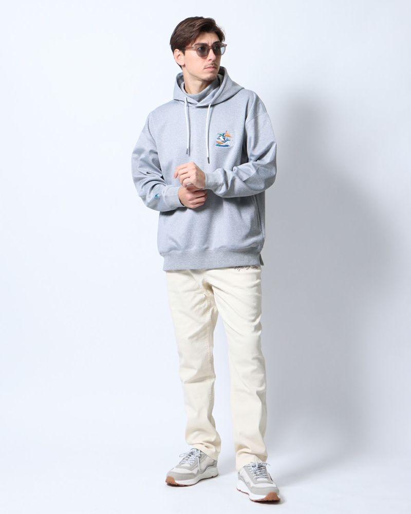 オフホワイト：180cm/70kg(Lサイズ着用)