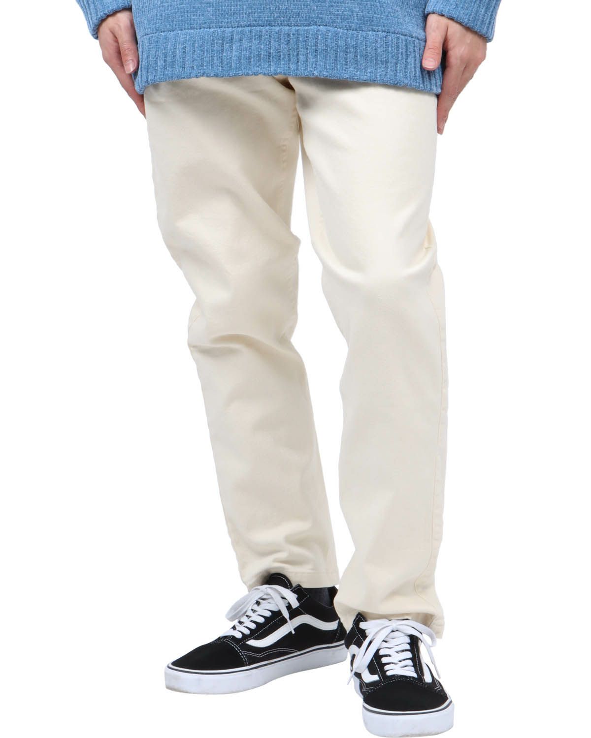 オフホワイト：173cm63kg(Mサイズ着用)