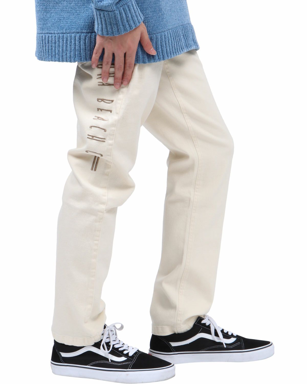 オフホワイト：173cm63kg(Mサイズ着用)