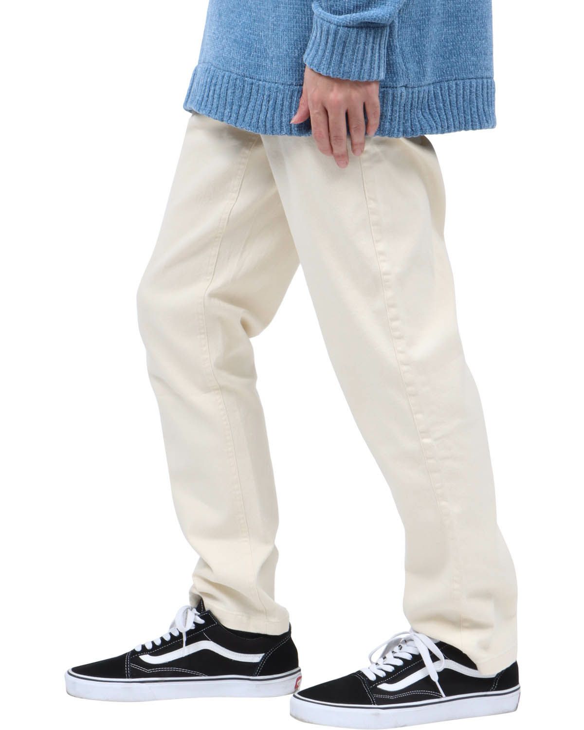 オフホワイト：173cm63kg(Mサイズ着用)