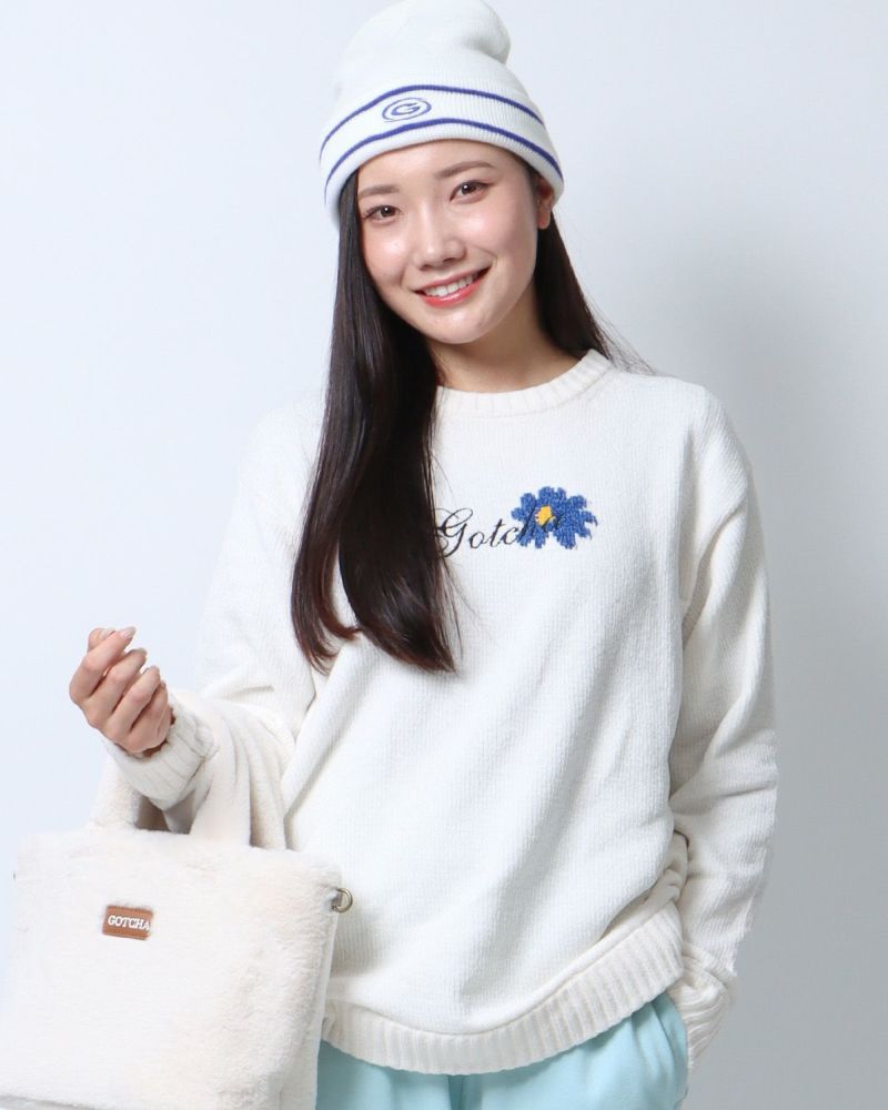 ホワイト：166cm(Mサイズ着用)