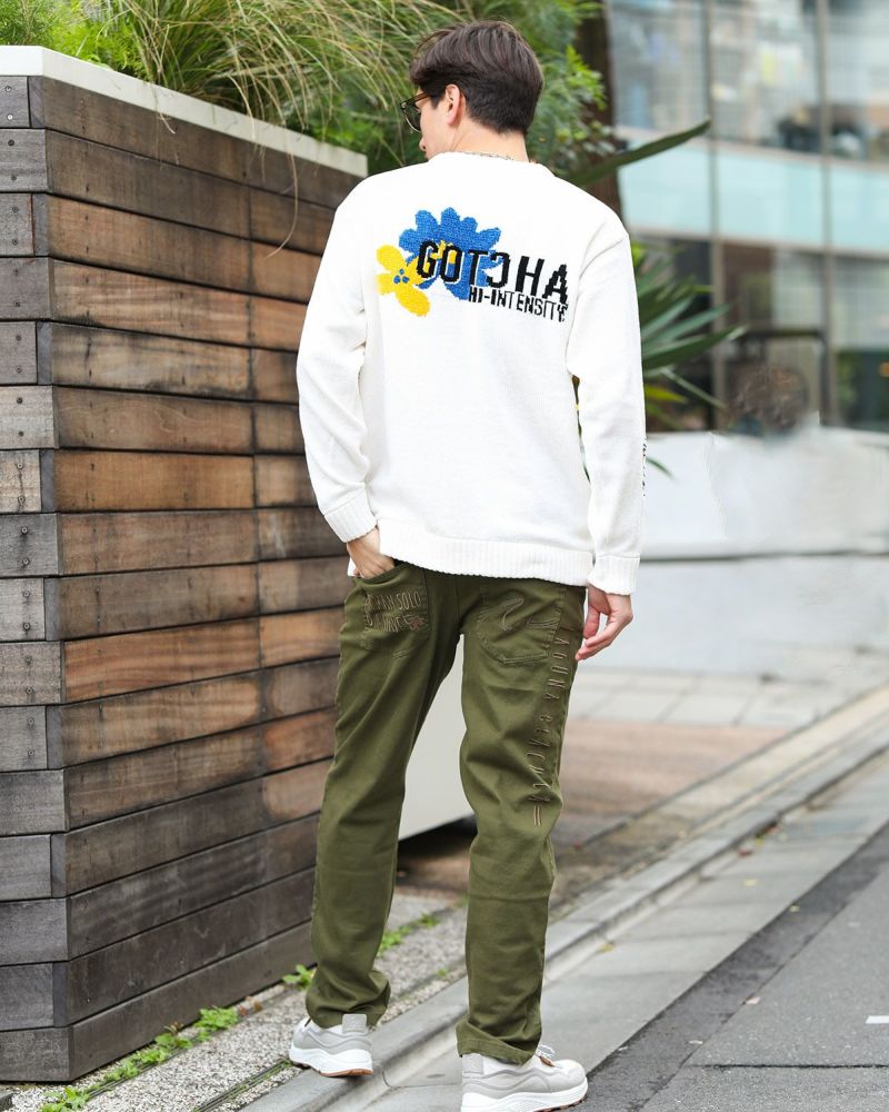 ホワイト：180cm/70kg(Lサイズ着用)