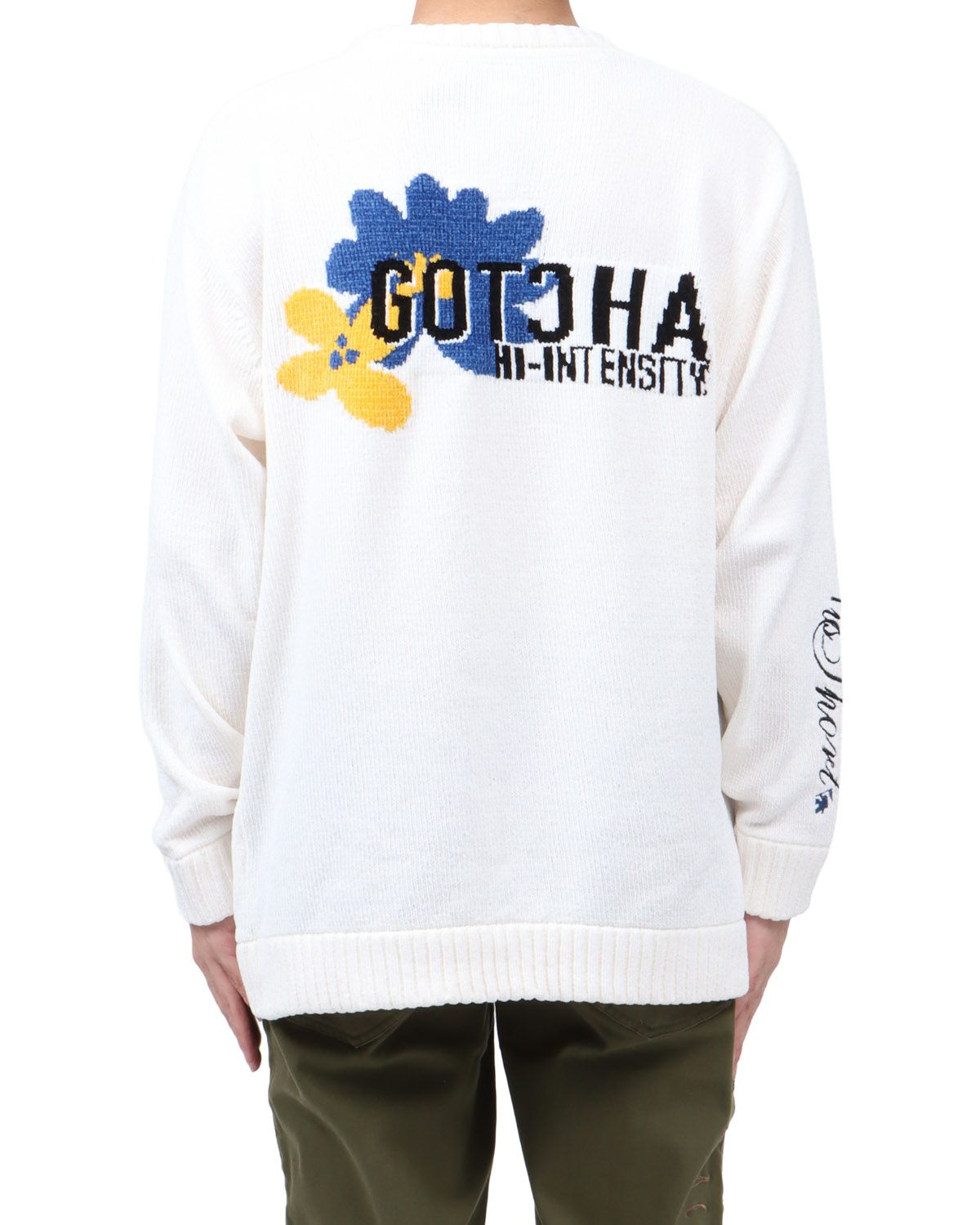 ホワイト：173cm63kg(Lサイズ着用)