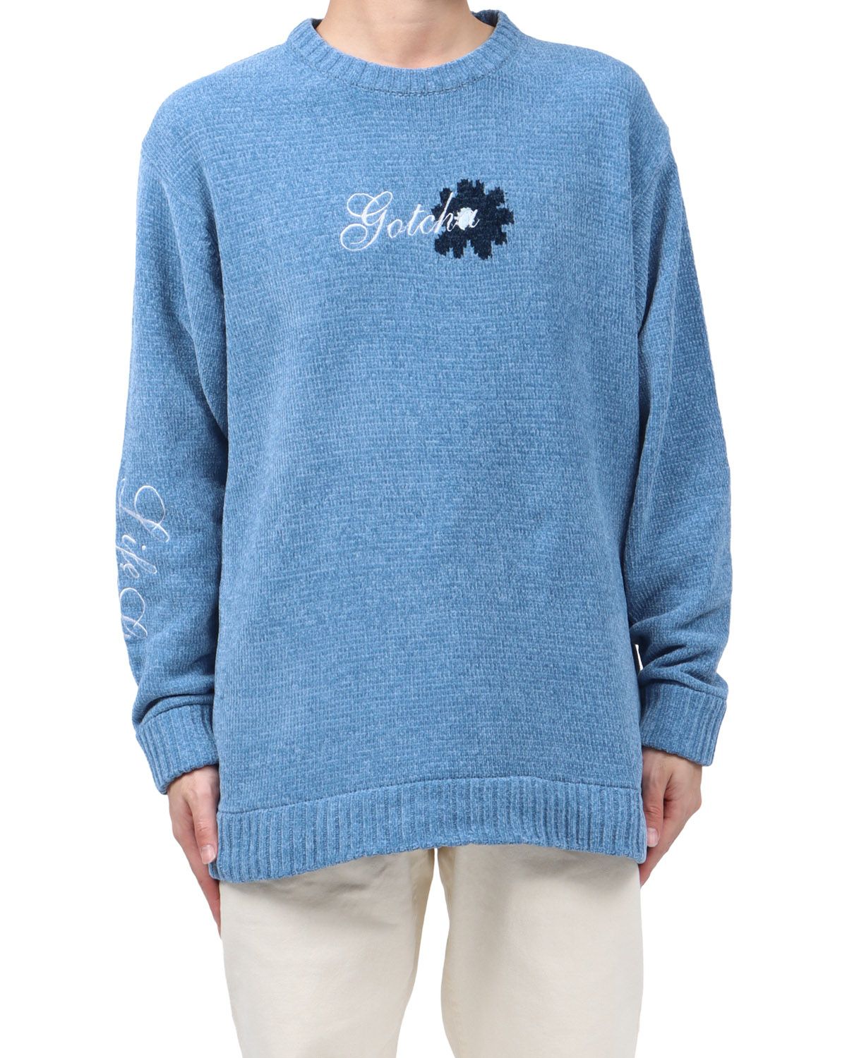 ブルー：173cm63kg(Lサイズ着用)