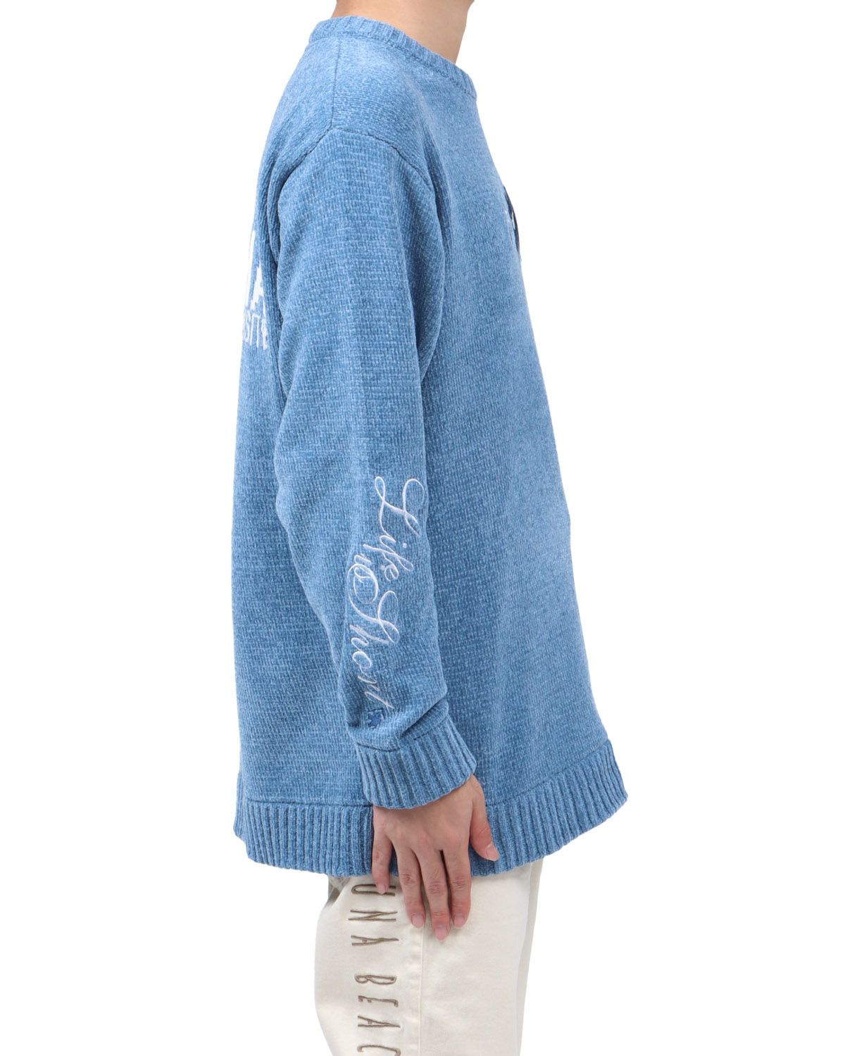 ブルー：173cm63kg(Lサイズ着用)