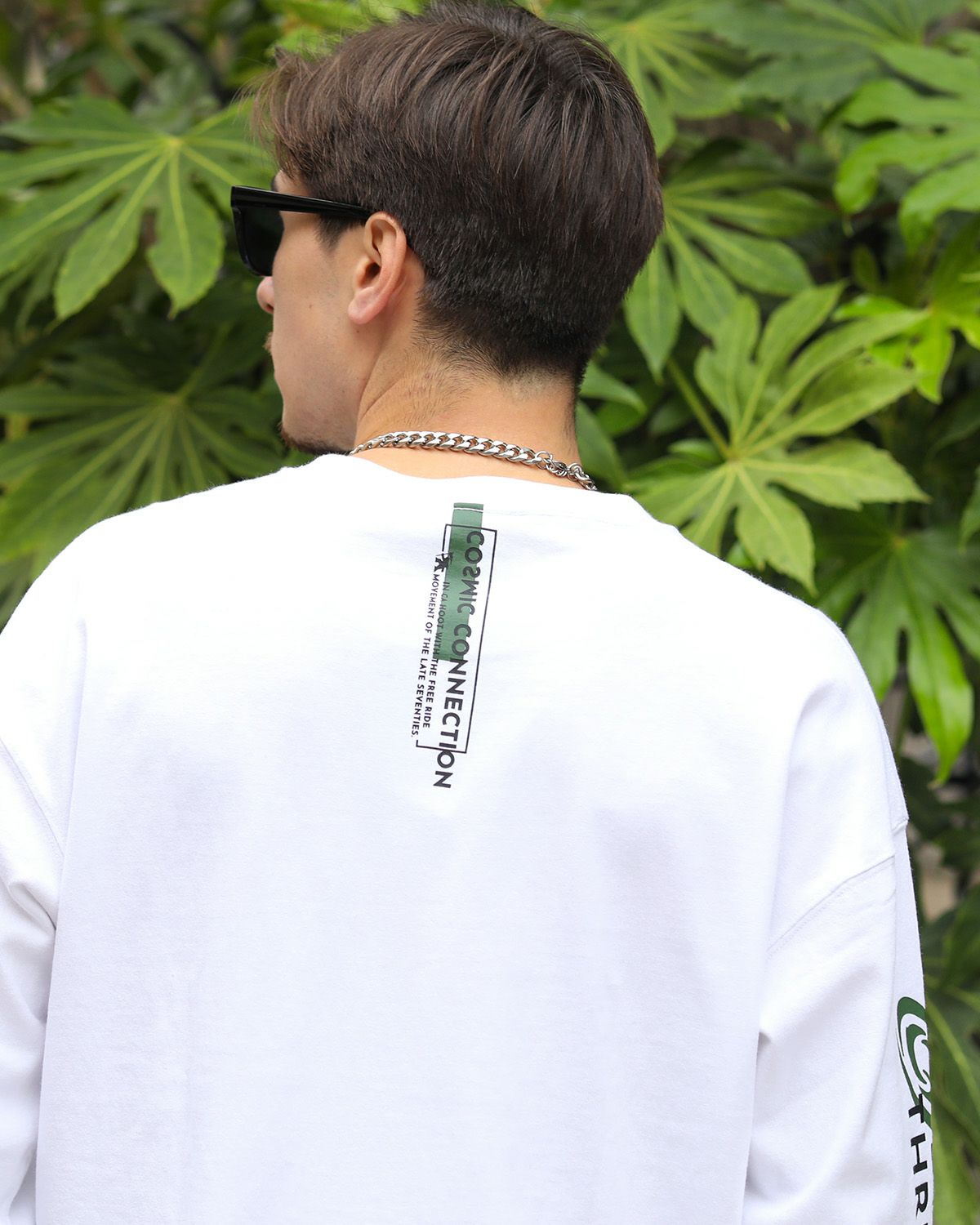 ホワイト：180cm/70kg(Lサイズ着用)