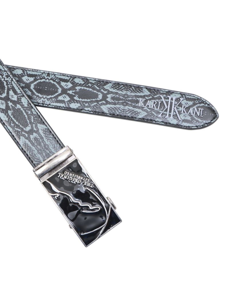 Karl Kani GOLF] パイソン柄 ホールレス ベルト | PEET ONLINE STORE