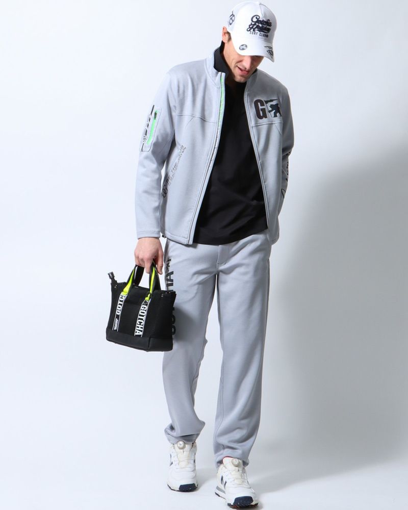 グレー：183cm/70kg(Lサイズ着用)