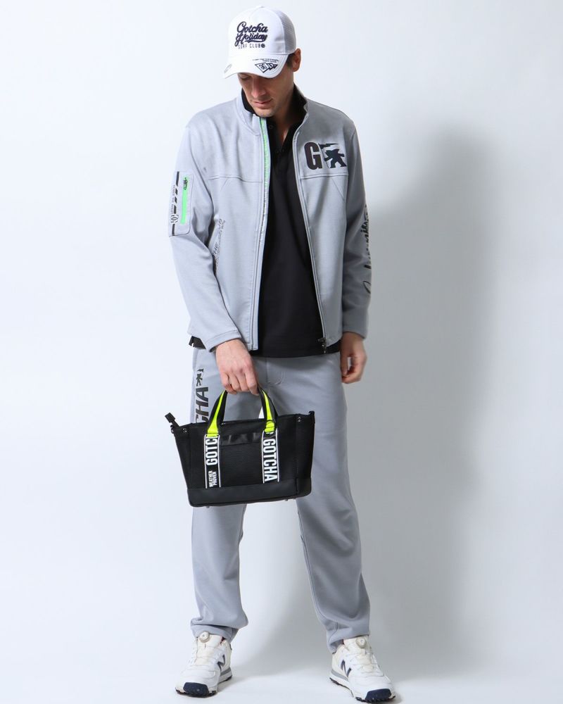 グレー：183cm/70kg(Lサイズ着用)