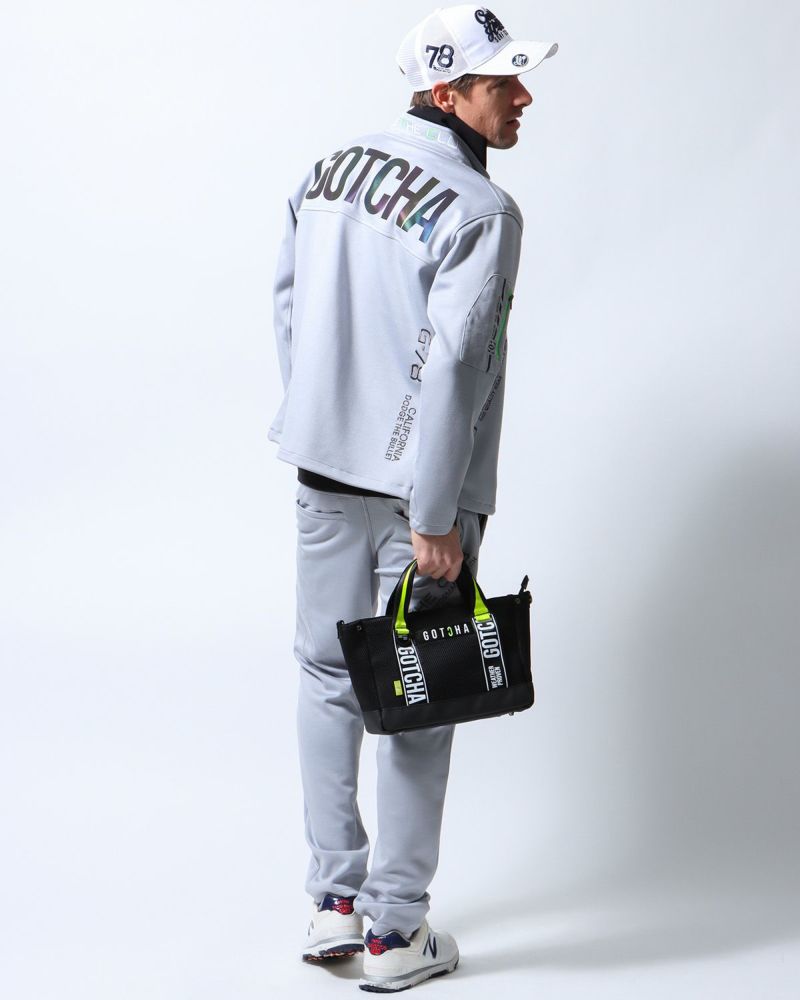 グレー：183cm/70kg(Lサイズ着用)