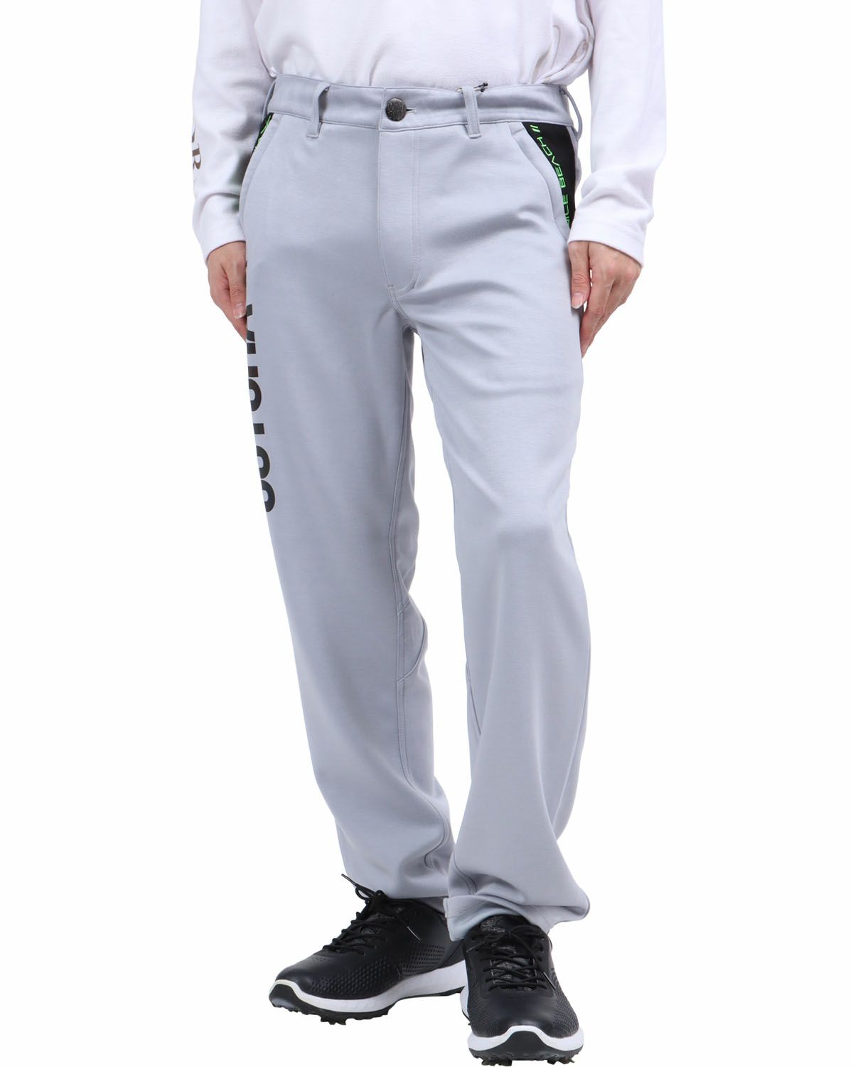 グレー：173cm63kg(Lサイズ着用)