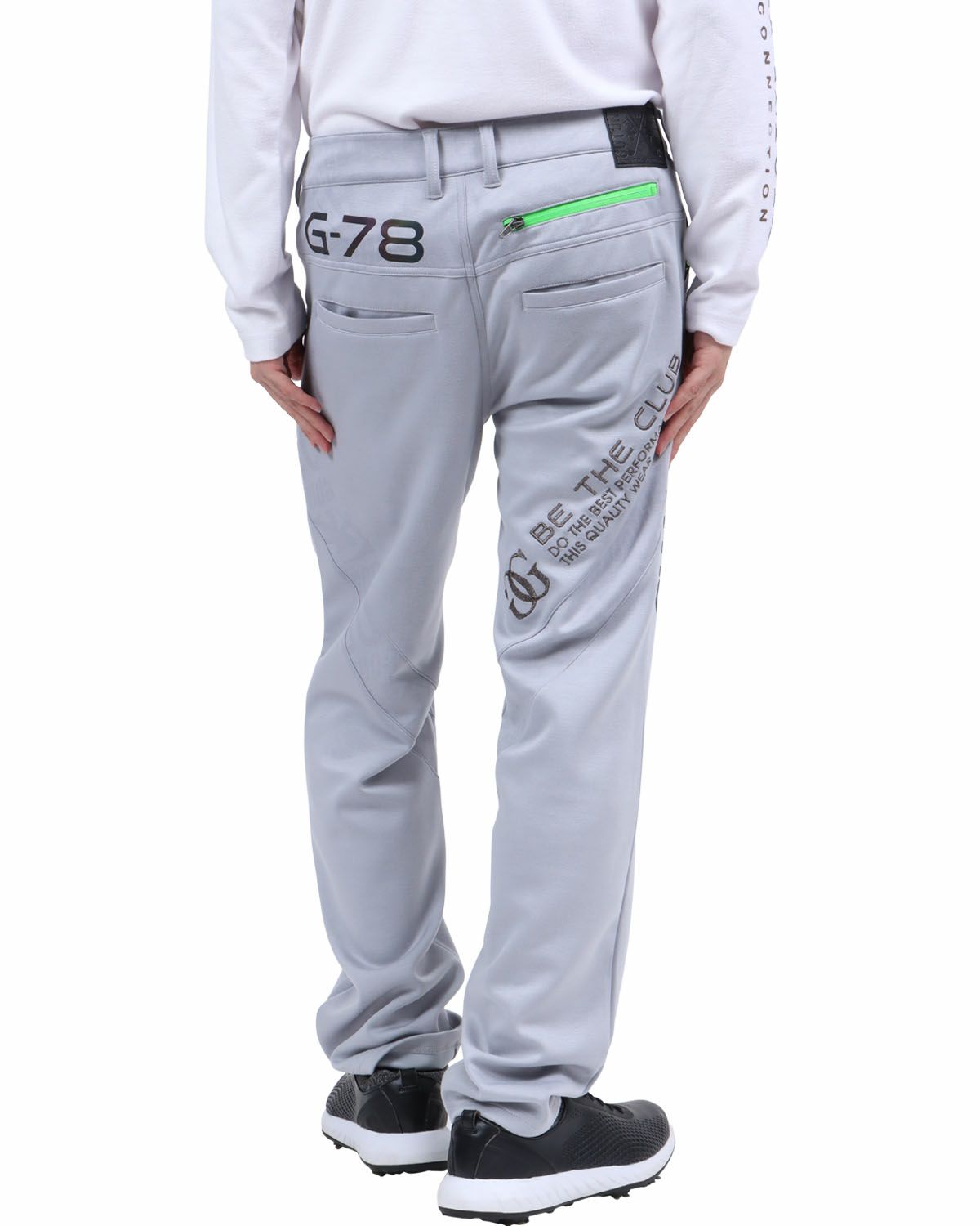 グレー：173cm63kg(Lサイズ着用)