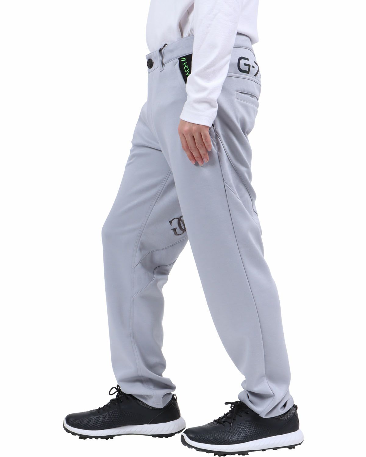 グレー：173cm63kg(Lサイズ着用)