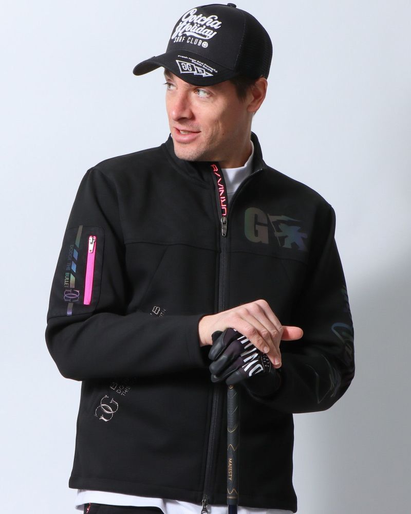 ブラック：183cm/70kg(Lサイズ着用)